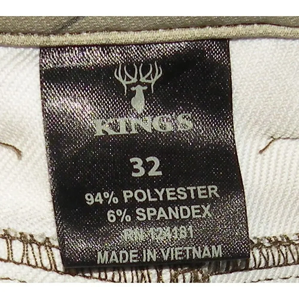 Kings Camo XKG Men’s 32 x 33 Cargo Hunting Pants XK7 Camo Padded Knees Vents